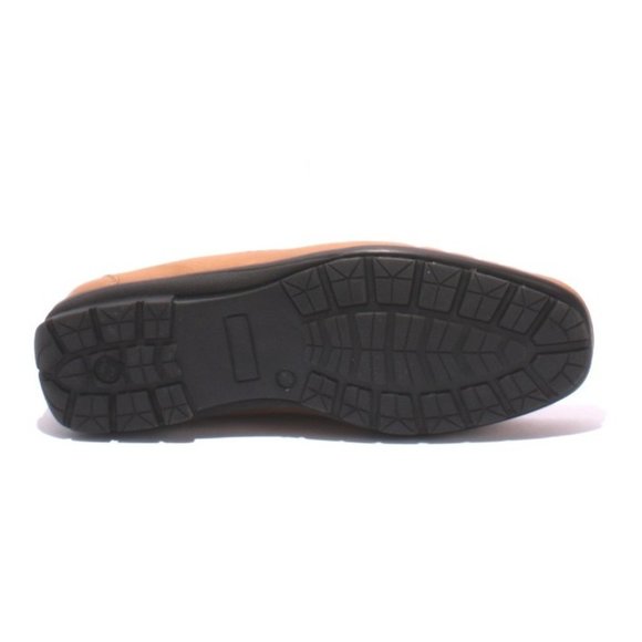 Ernesto Dolani 9640c Tan Leather / Sheepskin Deer Driver Moccasins - Picture 9 of 9